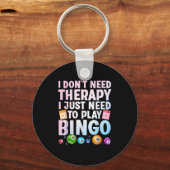 Schattigee Bingo Nieuwigheid Voor Mannen Vrouwen B Sleutelhanger (Voorkant)