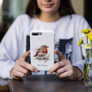 Schattigee Bird Red Robin, aanpasbaar iPhone 11 Pro Hoesje