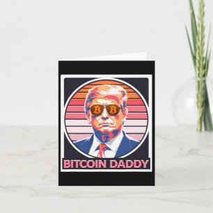 Schattigee Bitcoin Daddy Trump Crypto King Interne Kaart