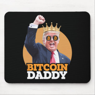 Schattigee Bitcoin Daddy Trump Crypto King Money E Muismat