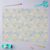 Schattigee Blauwe Daisy floral decoupage Tissuepapier (Craft)