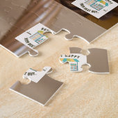 Schattigee blauwe kitten puzzel. legpuzzel (Zijkant)