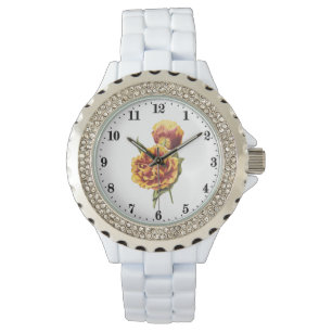 Schattigee  bloemen dames horloge