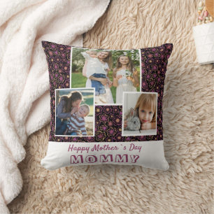 Schattigee bloemen Happy Mother's Day Keepsake 3 F Kussen
