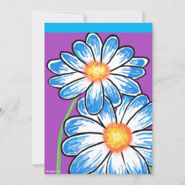 Schattigee bloemen Kaart