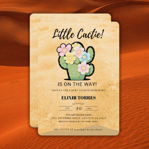 Schattigee Bloemen Kleine Cuctie Kawaii Baby showe Kaart