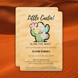Schattigee Bloemen Kleine Cuctie Kawaii Baby showe Kaart