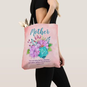Schattigee Bloemen MOEDERS Draagtas