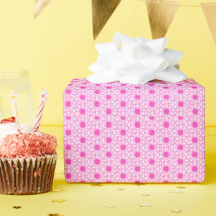 Schattigee bloemenpatroon achtergrond cadeaupapier