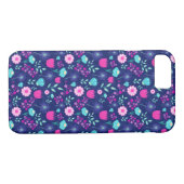 Schattigee bloemenpatroon achtergrond Case-Mate iPhone case (Achterkant (Horizontaal))