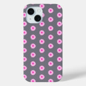 Schattigee bloemenpatroon achtergrond Case-Mate iPhone case (Achterkant)