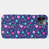 Schattigee bloemenpatroon achtergrond Case-Mate iPhone case (Achterkant (horizontaal))