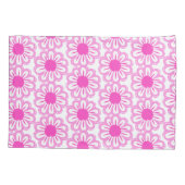 Schattigee bloemenpatroon achtergrond kussensloop (Achterkant-Links)