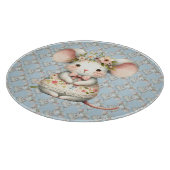 Schattigee Bloemmuis Jurk Bloemkroon Snijplank (Hoek)