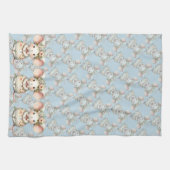 Schattigee Bloemmuis Jurk Bloemkroon Theedoek (Horizontaal)