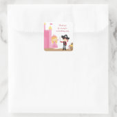 Schattigee Blondine Princess en PIrate Stickers (Tas)