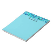 Schattigee Blue Crayons Teacher Van het Bureau van Notitieblok (Gedraaid)