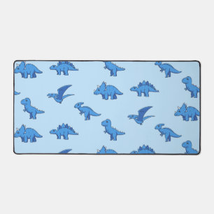 Schattigee Blue Dinosaur Desk Mat