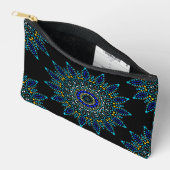 Schattigee Blue Dot Art Mandala Pattern Etui (Open)