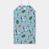 Schattigee Blue Footed Booby Cadeaulabel (Voorkant)