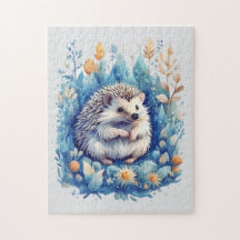 Schattigee Blue Hedgehog Puzzle