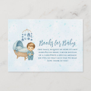 Schattigee Blue Mobile Wieg baby kinderbedjes voor Informatiekaartje