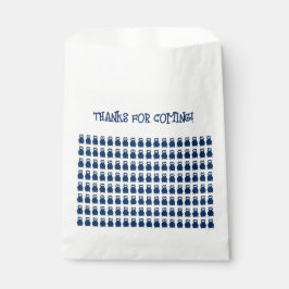 Schattigee Blue Owl Verjaardag Slumber Party Bedankzakje