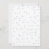 Schattigee Blue Space eerste reis rond de 1e verja Kaart (Achterkant)