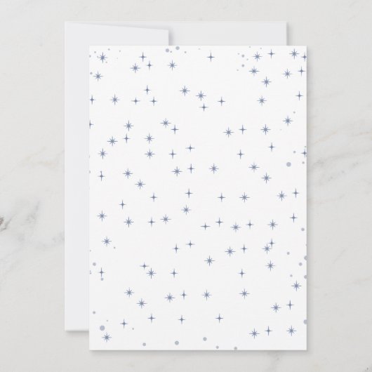 Schattigee Blue Space eerste reis rond de 1e verja Kaart (Achterkant)