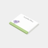 Schattigee Bluebird gepersonaliseerd Post-it® Notes (Schuin)