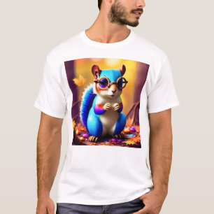 Schattigee Blur Eekhoorn met Bril-46506 T-shirt