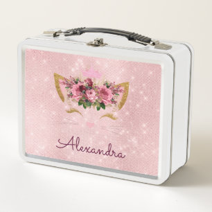Schattigee Blush Roze Kat Monogram School