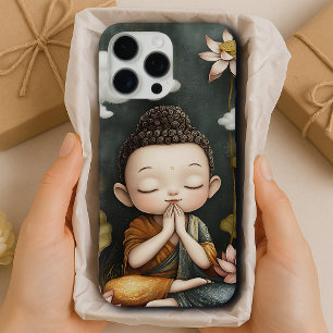 Schattigee Boeddha Art Vreedzame Zen Meditatie Ont iPhone 16 Pro Max Hoesje