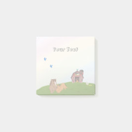 Schattigee boerderijdieren Kinder regenboogpaard Post-it® Notes