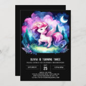 Schattigee Boho paardenverjaardag Kaart (Voorkant / Achterkant)