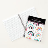 Schattigee Boho Rainbow Dankbaarheid Dagboek Notitieboek (Binnen)