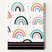 Schattigee Boho Rainbow Dankbaarheid Dagboek Notitieboek (Achterkant)