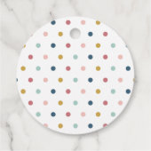 Schattigee Boho regenboog roze Verjaardag Bedankjes Labels (Achterkant)