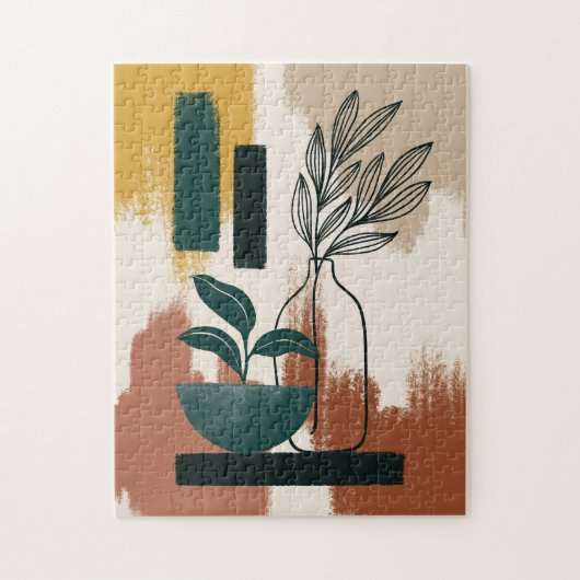 Schattigee Boho-stijl Legpuzzel (Verticaal)