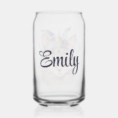 Schattigee boho waterverf hippie cat design blikvorm glas (Achterkant)