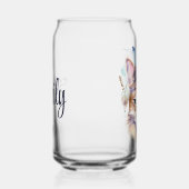 Schattigee boho waterverf hippie cat design blikvorm glas (Rechts)