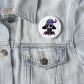 Schattigee Bone Witch Button - Gotische Kawaii Pin (In situ)