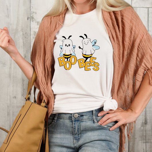 Schattigee Boo Bees Grappig Halloween T-shirt