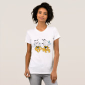 Schattigee Boo Bees Grappig Halloween T-shirt (Voorkant volledig)