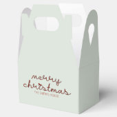 Schattigee boog kerst gunstbox bedankdoosjes (Geopend)