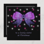 Schattigee boog Zusters aangepaste foto Kerstkaart (Voorkant / Achterkant)