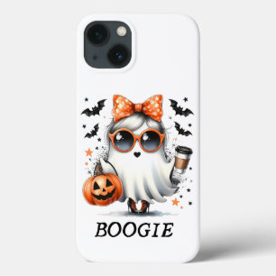 Schattigee Boogie Ghost Halloween telefoonhoesje iPhone 13 Hoesje