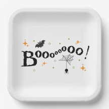 Schattigee Booooo Halloween Party Paper Bord