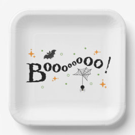 Schattigee Booooo Halloween Party Paper Bord