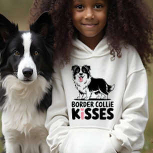 Schattigee Border Collie Kust Cartoon Puppy Honden